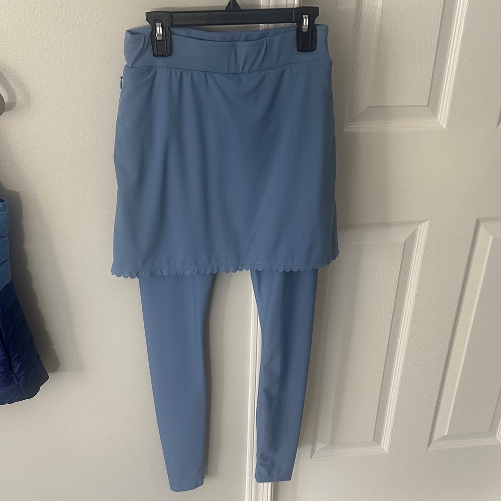 Renwick Blue Skirted Leggings - Women's Active Skirt Legging XS